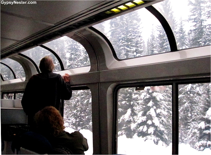 Glacier National Park through the Dome Car on Amtrak's Empire Builder