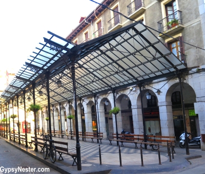 Covered market in Tolosa, Spain