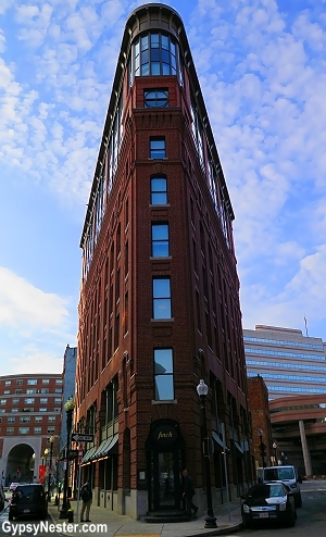 The Boxer Hotel in Boston is housed in a historical flatiron building - GypsyNester.com