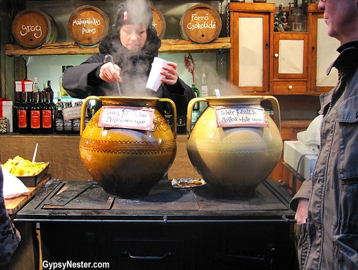 forralt bor, meaning boiled wine, the Hungarian version of mulled wine, or glühwein