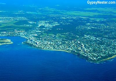 Aerial view of Caloundra, Sunshine Coast, Queensland, Australia