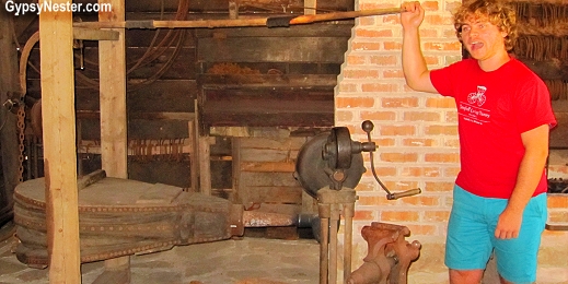 A fully functioning forge at Campbell Carriage Museum in Sackville, New Brunswick, Canada