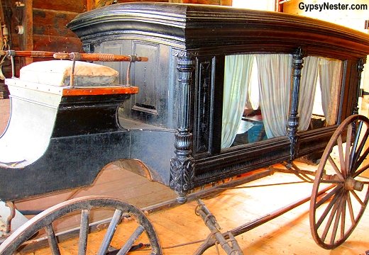 A hearse carriage a Campbell Carriage Museum in Sackville, Canada