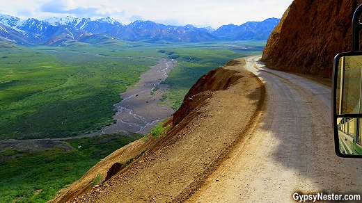 The crazy road through Denali National Park, Alaska