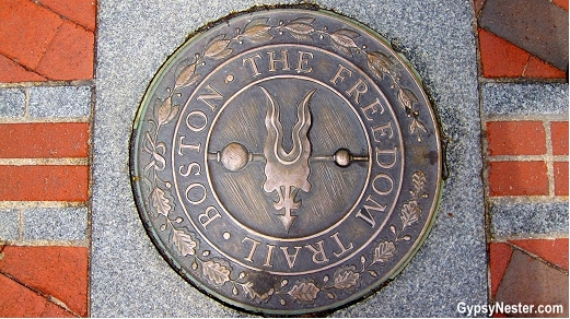 The Freedom Trial Marker in Boston
