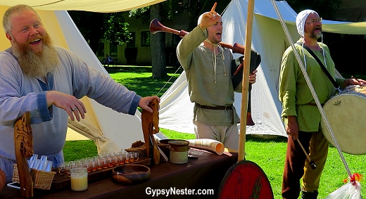 The mead and wine is flowing with Vikings in Aalborg Castle, Denmark