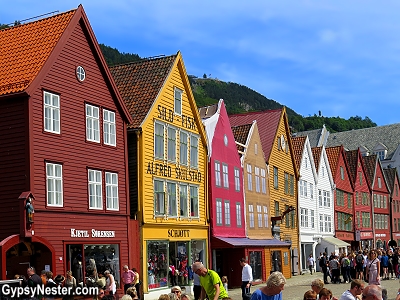 Bryggen, UNESCO World Cultural Heritage site in Bergen, Norway