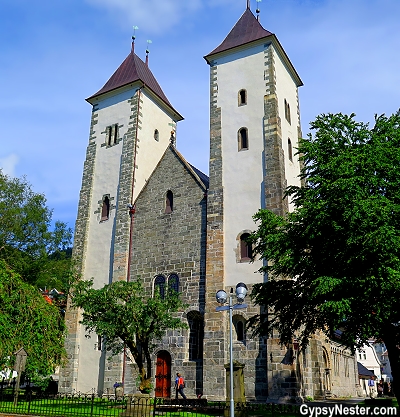 St. Mary's Church, the oldest building in Bergen, Norway