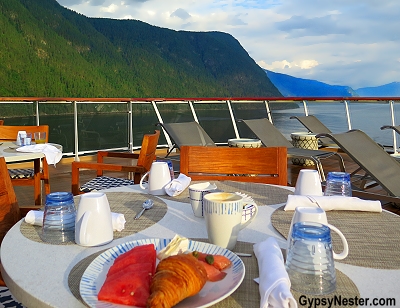 Breakfast in the Norway Fjords on the Viking Star