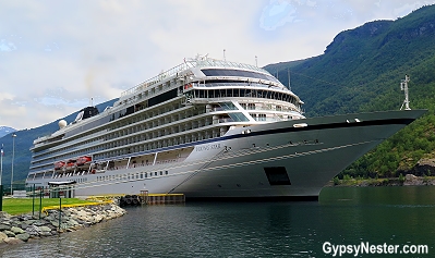 The Viking Star in the fjords of Norway