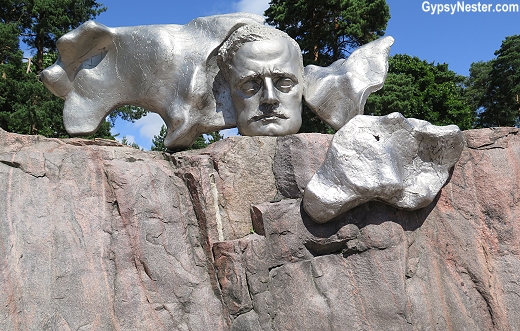 The Jean Sibelius monument in Helsinki, Finland