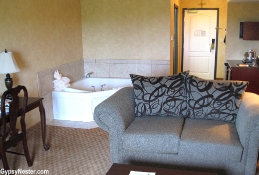 Our suite at the Irish Cottage in Galena, Illinois