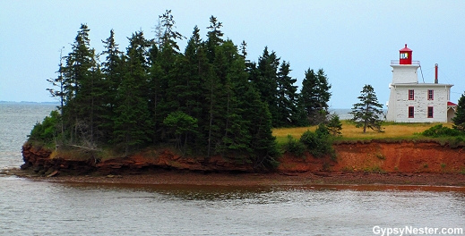 Lighthouse at Port-la-Joye / Fort Amherst, Prince Edward Island