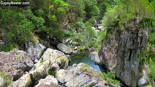 A refreshing stream in Noosa, Queensland, Australia 