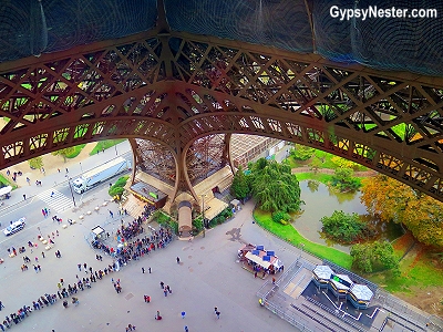 Long lines at the Eiffel Tower - learn how we skipped the lines! GypsyNester.com