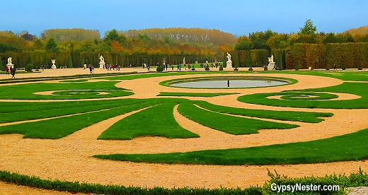 The garden at Versailles near Paris, France