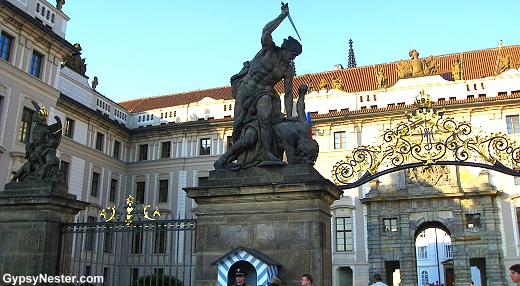 Statue in Prague Castle
