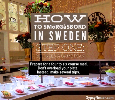 How to smorgasbord in Sweden