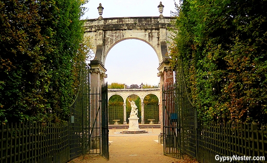 The gardens of the Palace of Versailles near Paris, France