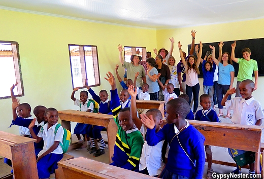 Our Tanzanian classroom renovation with Discover Corps, after!