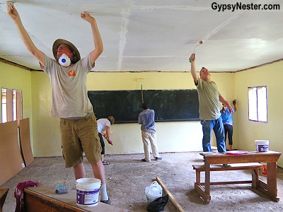 Our progress on classroom renovations with Discover Corps in Africa