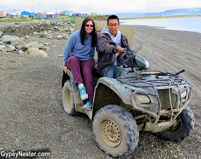 ATVs are popular in Nunakauyak, or Toksook Bay, a Yupik village in Southwestern Alaska. There are no roads out of the village so who needs a car?