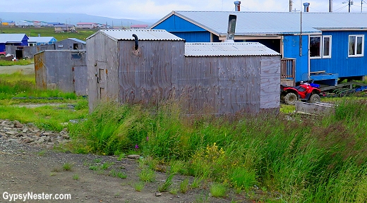 Sweat lodges are common in Nunakauyak, or Toksook Bay, a Yupik village in Southwestern Alaska