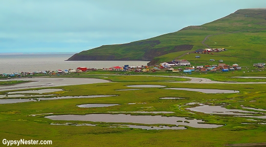 The tiny Yupik village of Tununak in Alaska is only accessible by air
