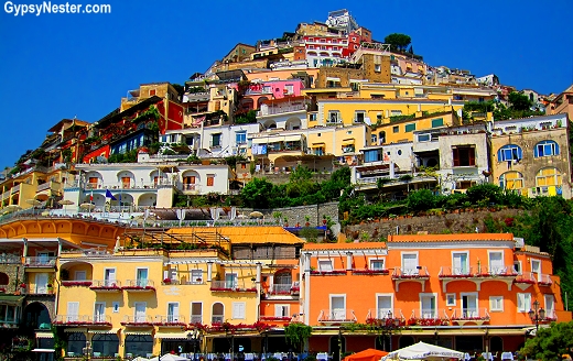 Positano, Italy clinging to the cliffs