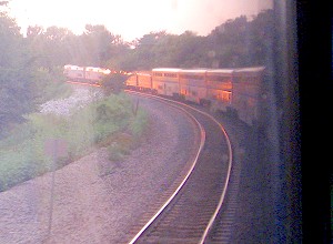 Out the window - the Southwest Chief, Amtrak