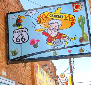 Fun Route 66 sign in Albuquerque