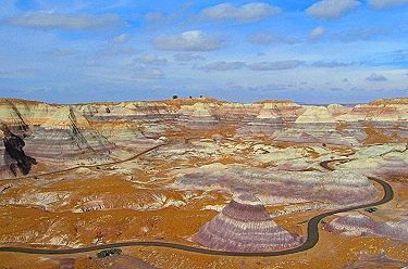 Painted desert in Arizona