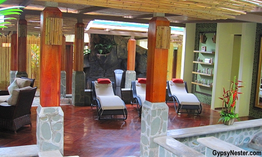 The Aqua Spa at Baldi Hot Springs Resort in La Fortuna, Costa Rica