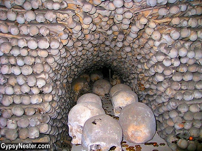 Sedlec Ossuary is the common grave of about 40,000 people