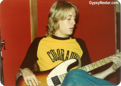 David James of GypsyNester.com in his youth