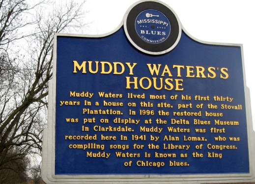 Marker for Muddy Waters, Mississippi Blues Trail