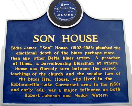 Son House Marker, Mississipi Blues Trail