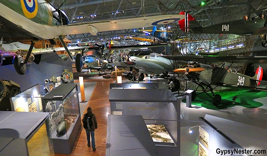The Norway Aviation Museum in Bodo has a large collection of vintage planes