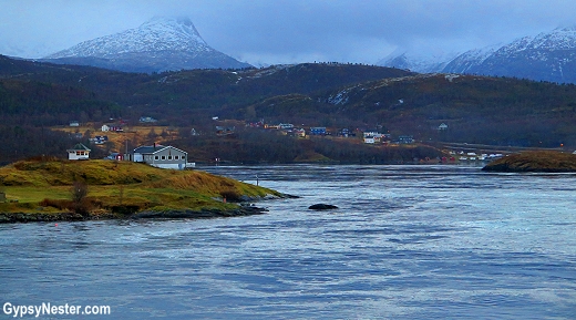Saltstraumen, the world's strongest tidal flow, near Bodo, Norway