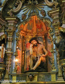 Unique depiction of Jesus Christ at Our Lady of Pilar, Buenos Aires, Argentina