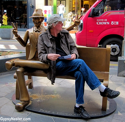 David finds a new friend in Busan, South Korea