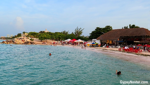 Playa Tortugas beach in Cancun, Mexico