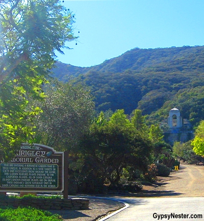 The Wrigley Memorial Gardens on Catalina Island, California