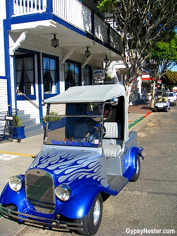 The folks on Catalina Island get around on golf carts