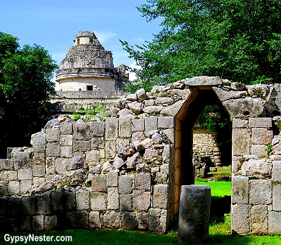 El Caracol, the observatory, at Chichen Itza in Mexico