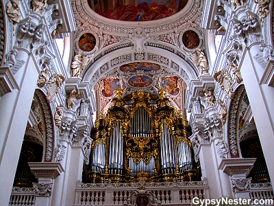 The world's largest pipe organ at St. Stephen's Cathedral, Passau Germany