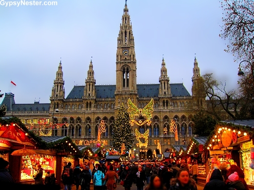 The Christmas Market in Vienna Austria