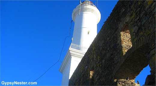 The lighthouse in Colonia Uruguay