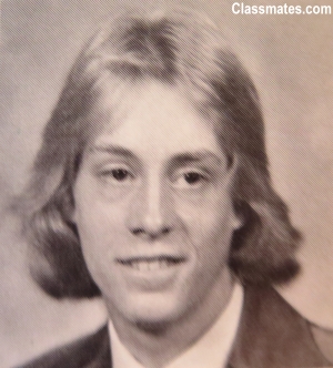 David's high school yearbook picture - junior year. GypsyNester.com