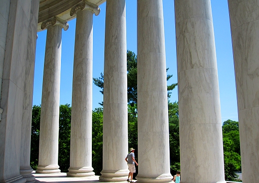 The Jefferson Memorial in Washington, DC